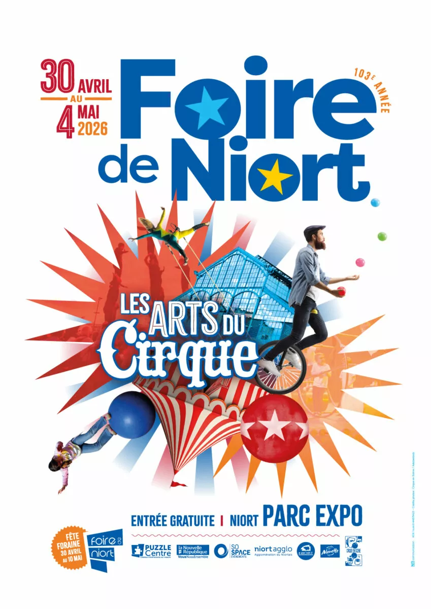 Affiche de la foire expo de niort 2026